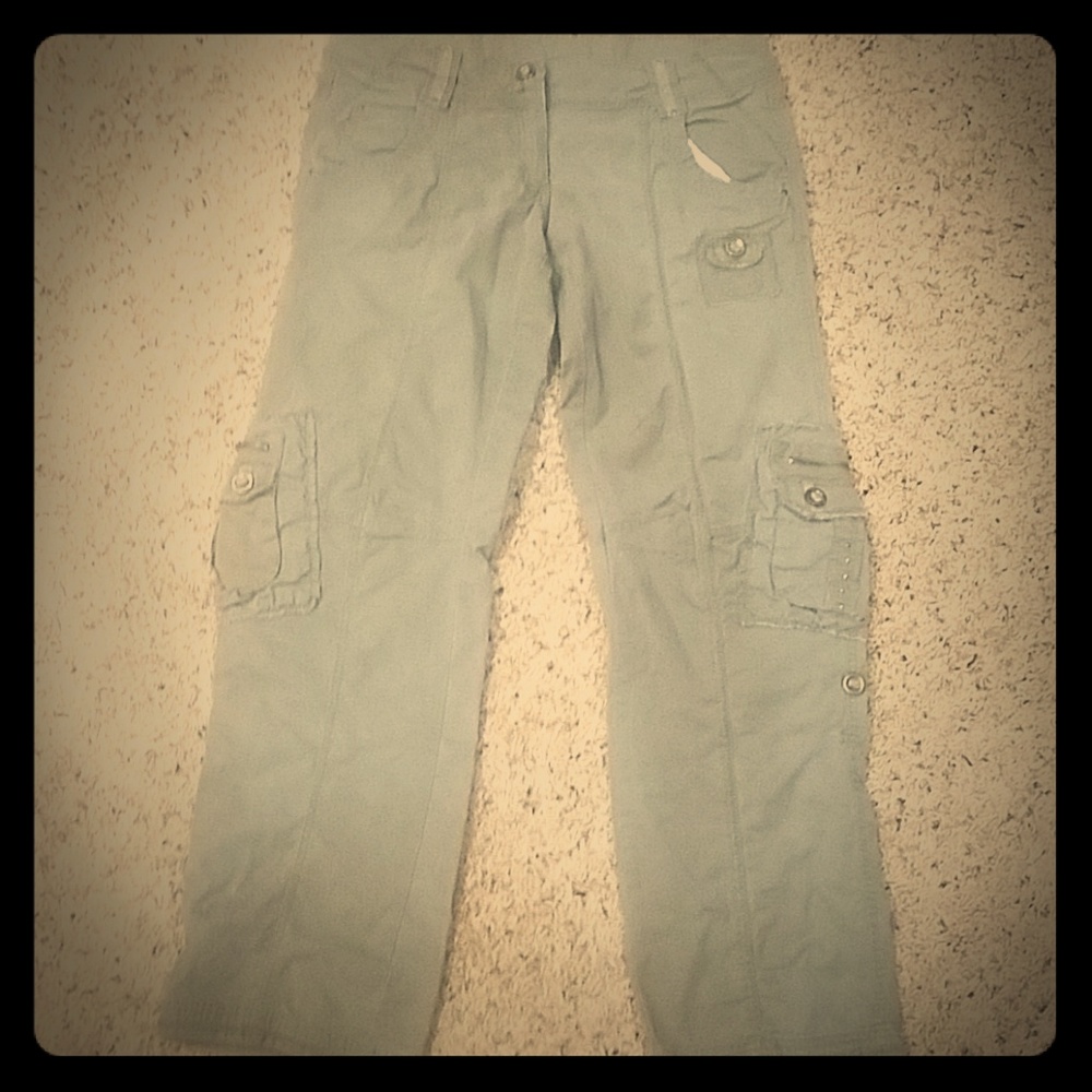 Olive Green Cargo Pants